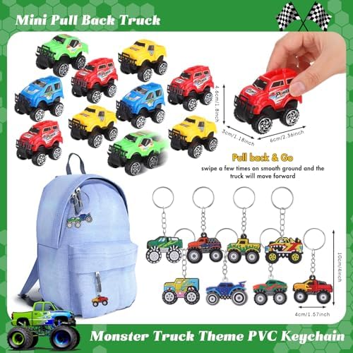 HyDren 211 Pcs Truck Party Favors Gift Set