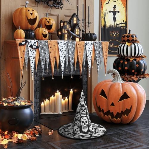 Witch Hats Halloween Cone Wizard Hat Costume Cosplay Adult