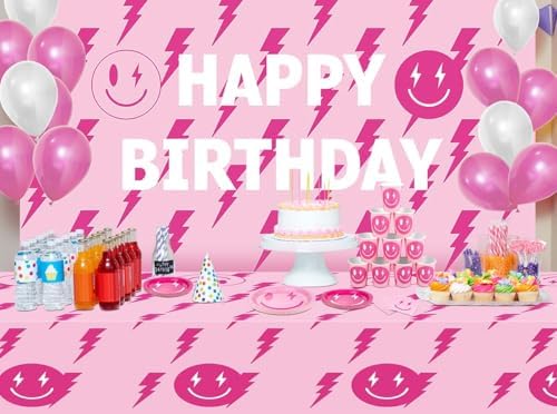 TWOWYHI 183 Pieces Preppy Birthday Decorations
