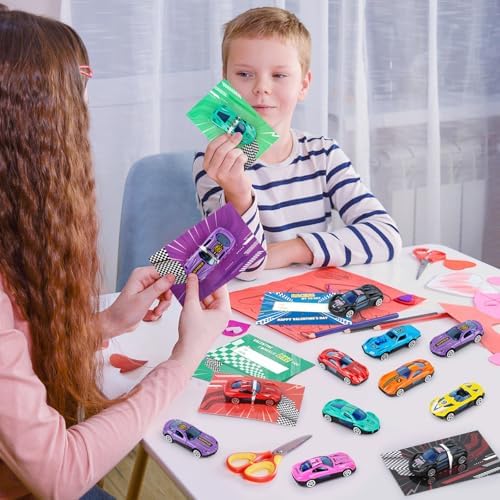 Valentines Day Race Car Gift Set 24 Pack