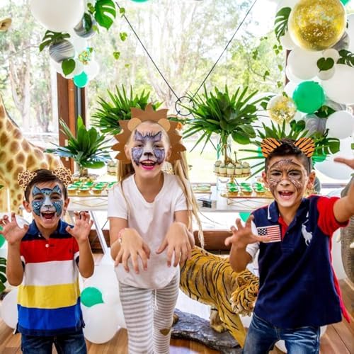 CiyvoLyeen Jungle Animal Ears Headbands for Kids