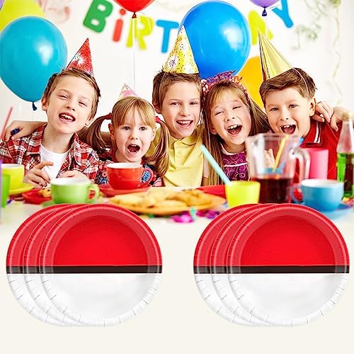 OULUN 30Pcs Cartoon Animated Party Plates