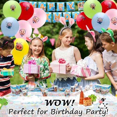 6Pcs Farm Animal Headbands for Kids Adults Party Decor