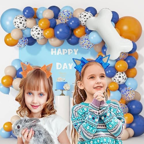Dog Birthday Party Supplies Headbands Ears Hair Bow Clips 2PCS