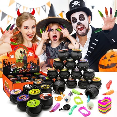 LEASEN 168 Piece Halloween Party Favor Set