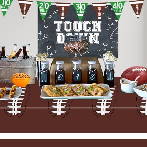 Oigco 4 Pack Football Tablecloths - 54 X 108 Inch