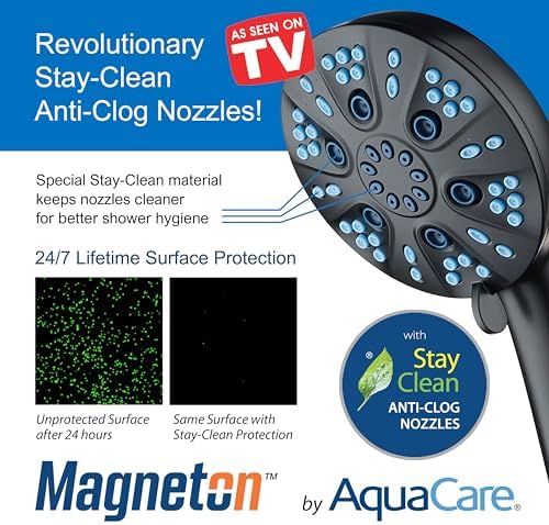 Magneton 48-Mode Luxury 3-Way Combo Shower System with Magnetic Docking