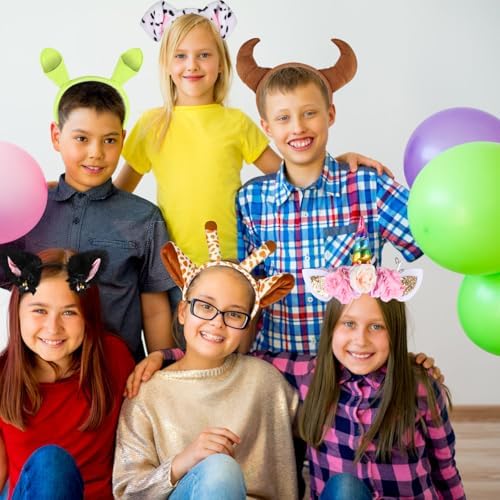 Cute Animal Ears Headband Plush for Kids and Adults