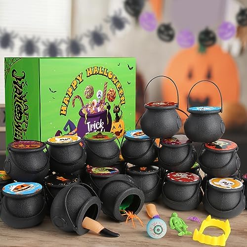 168 PCS Halloween Party Favors Witchs Cauldron Set