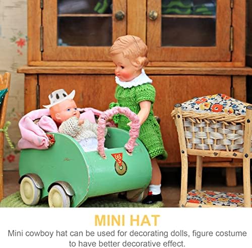 SOIMISS 20pcs Mini Hats for Dolls and Crafting Decorations