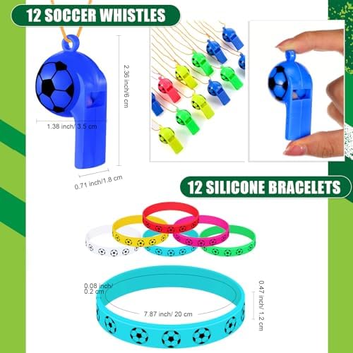Hiboom Soccer Party Favors 110 Pcs Multi-Item Pack