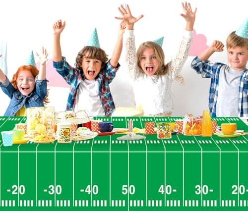 Oigco 4 Pack Football Tablecloths - 54 X 108 Inch