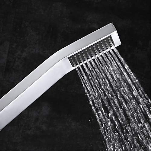 UWEREBFM Square Handheld Shower Head with Hose Combo