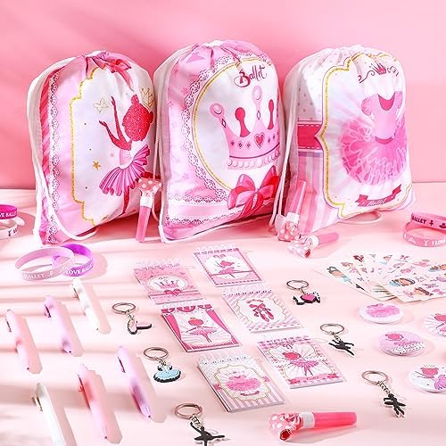 Yeaqee 98 Pcs Ballet Themed Party Favors Set