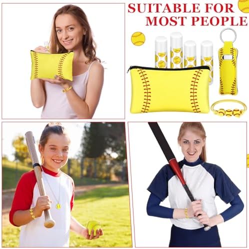 Heigble 72 Pcs Softball Party Favors Set