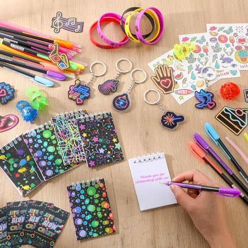 191 Pcs Glow in the Dark Party Supplies for Kids Adults
