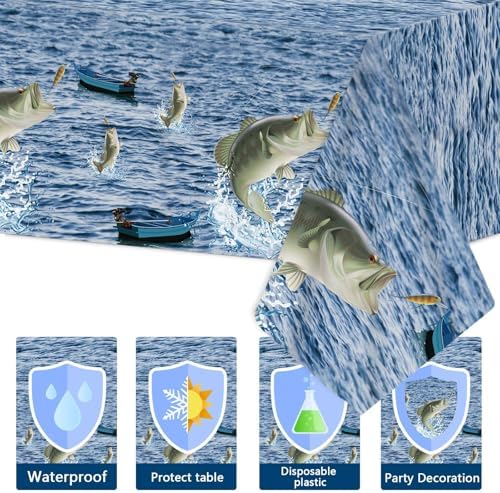 Gone Fishing Party Decorations Tableware Set