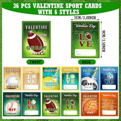 144 Pcs Valentines Day Sports Gift Set