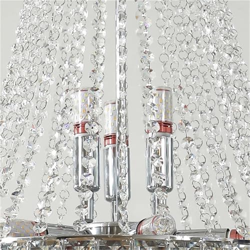 European Crystal Chandeliers Luxury Lampshade Pendant Light
