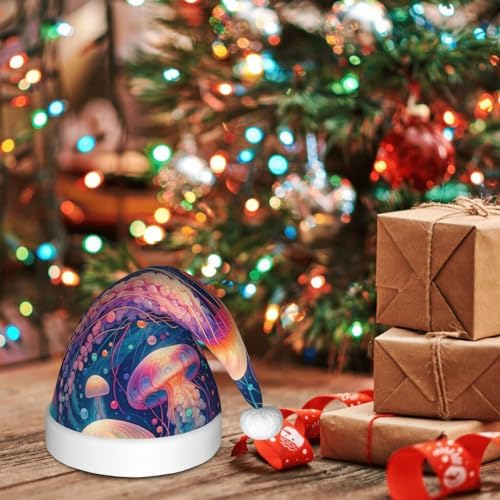 Augenstern Colorful Jellyfish Christmas Hat Unisex Santa Hat
