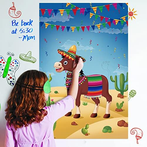 Hooqict Pin The Tail On The Donkey Game Set