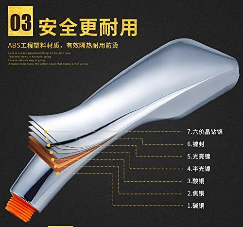 Water Saving High Pressurized Chrome Handheld Showerhead