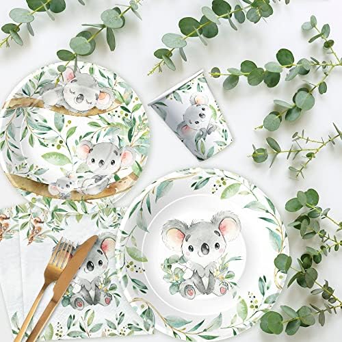 Koala Birthday Party Supplies Set for 24 Guests
