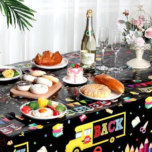 3 Pcs School Theme Party Tablecloth for Back to School