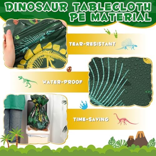 177 Pcs Dinosaur Birthday Party Supplies Set