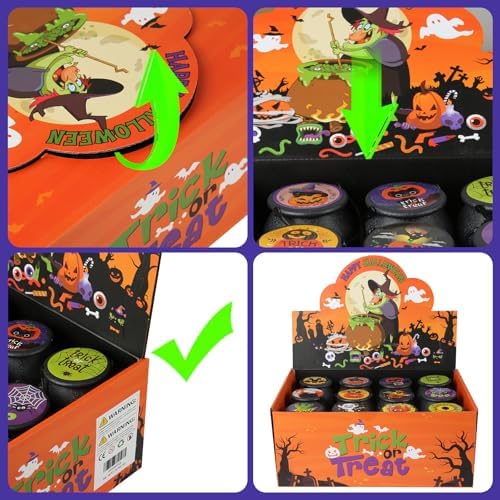 LEASEN 168 Piece Halloween Party Favor Set