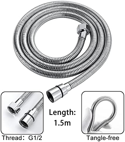 UWEREBFM Handheld Shower Head Set with 15M Hose