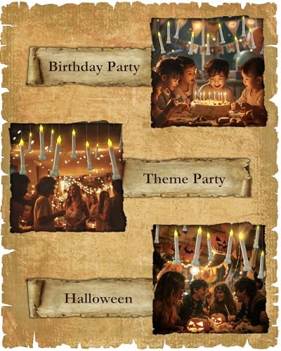 Amagic Floating Candles with Wand Remote 12pcs Set