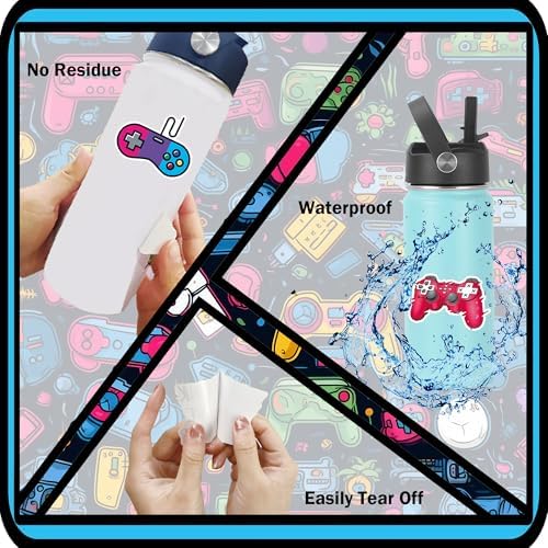 74PCS Gaming Party Decorations Set with Keychains and Stickers
