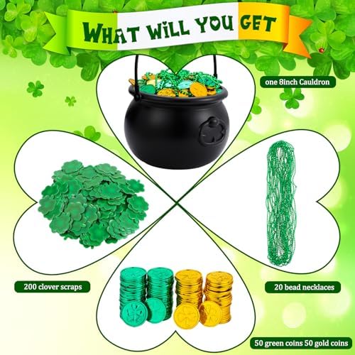 Poen 321 Pcs St Patrick Day Decorations Set