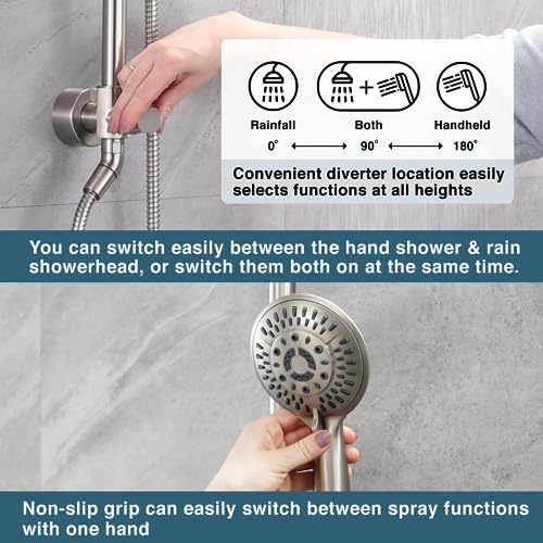 Bright Showers Adjustable Handheld Shower System
