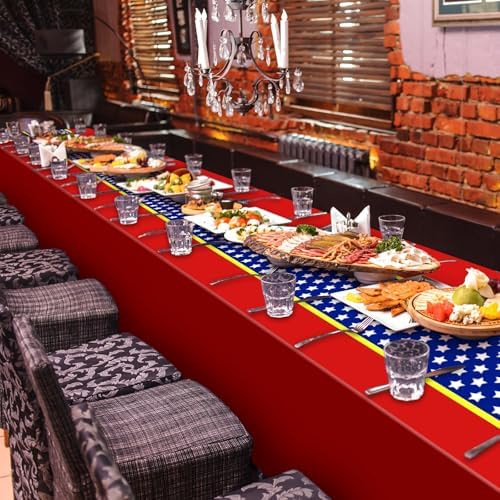 3 Pcs Girl Hero Themed Plastic Tablecloths Red Blue Birthday Party Supplies