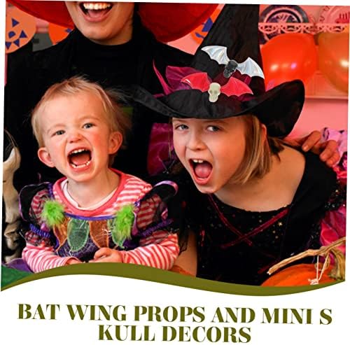 Toyvian 1Set Craft Bat Wings DIY Halloween Costume Accessories
