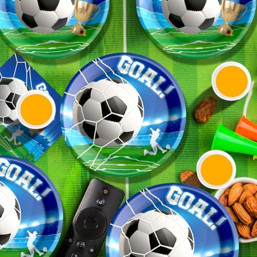 Soccer Birthday Party Decorations Set for 24 Guests