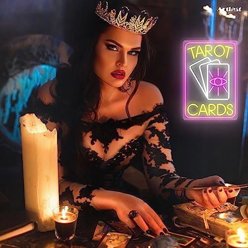 Artlast Tarot Cards Neon Sign with Pink LED Light