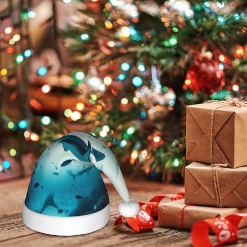 Augenstern Christmas Hat Shark Unisex Santa Hat For Kids