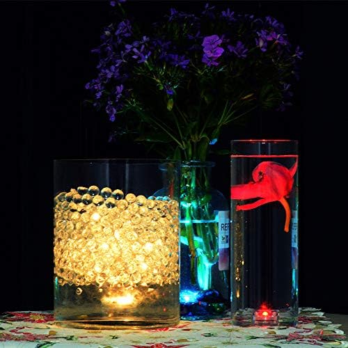 Mini Submersible LED Tea Lights with Remote Control 10 Pack