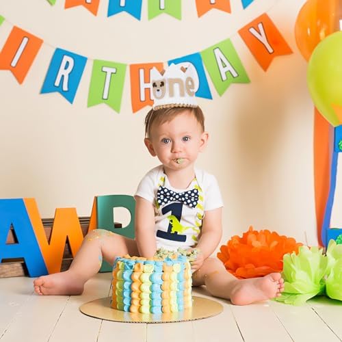 LUOZZY 1st Birthday Party Hat for Kids