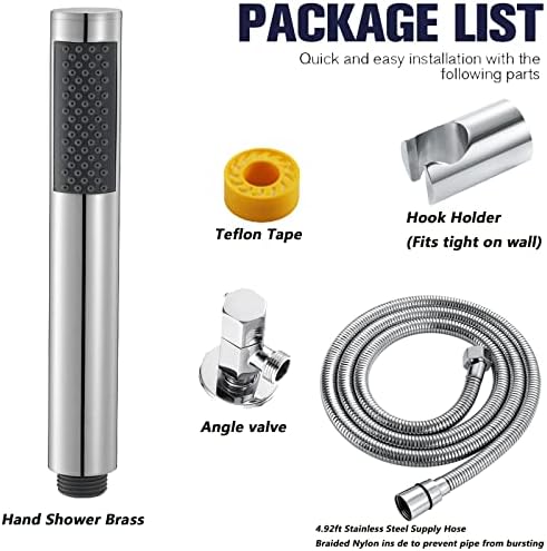 UWEREBFM X High Pressure Handheld Shower Head