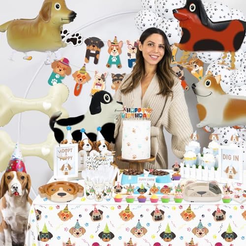Hegbolke Dog Birthday Party Supplies Set of 20