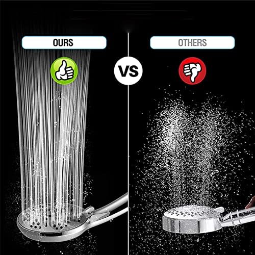 Handheld Shower Head with 9 Modes and 59 Inch Hose Bracket