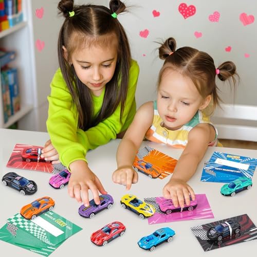 Valentines Day Race Car Gift Set 24 Pack