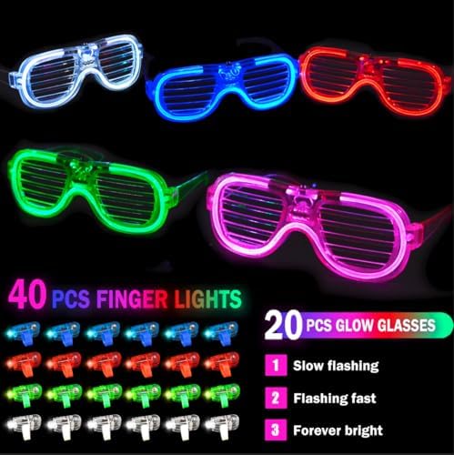 280 PCS Glow in the Dark Party Supplies