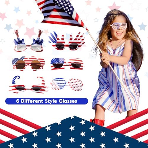 Minetom 4th of July Party Favor Pack