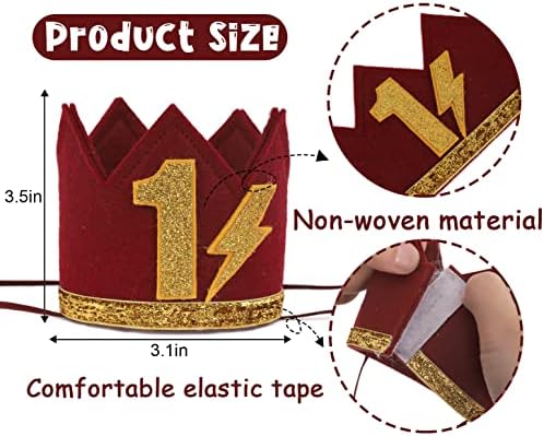 Lightning Felt Birthday Hat Wizard Set