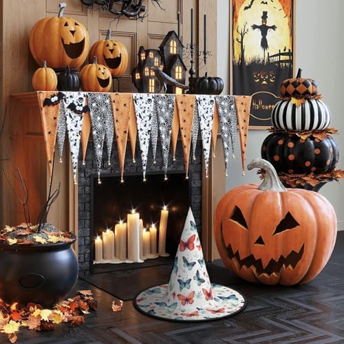 Witch Hats Halloween Cone Wizard Hat Costume for Adults and Kids
